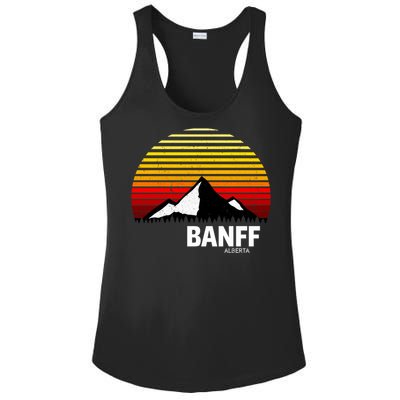 Banff Alberta Canada Rocky Mountain Cute Gift Ladies PosiCharge Competitor Racerback Tank