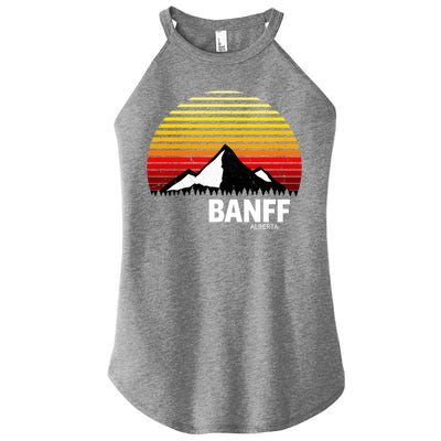 Banff Alberta Canada Rocky Mountain Cute Gift Women's Perfect Tri Rocker Tank