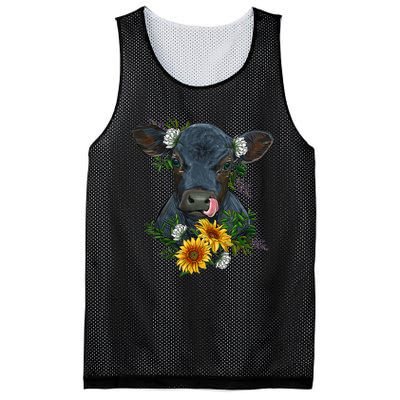 Black Angus Calf Cow Farm Animals Farmer Cow Farming Mesh Reversible Basketball Jersey Tank