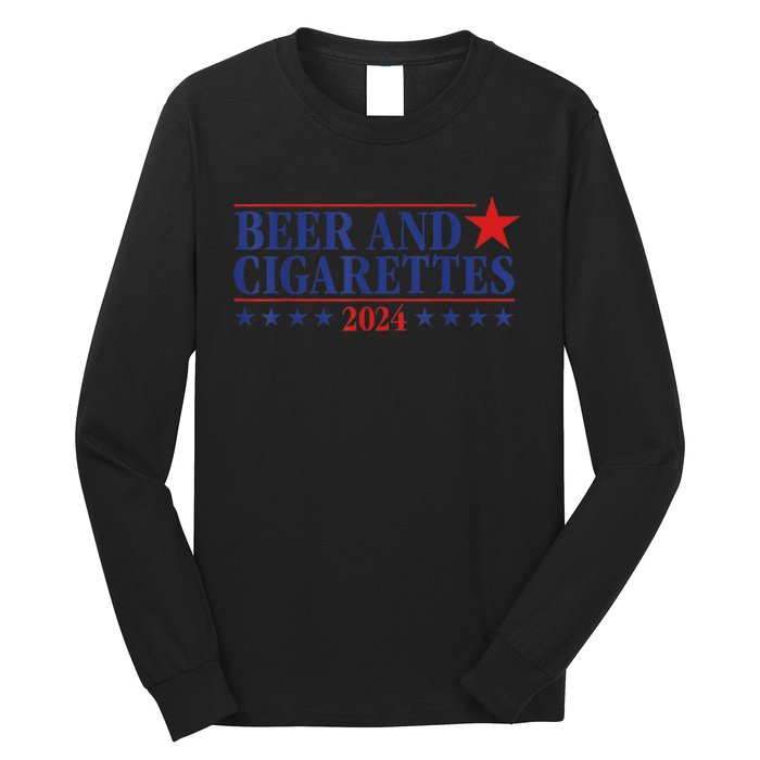 Beer And Cigarettes 2024 Long Sleeve Shirt