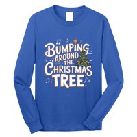 Bumping Around Christmas Tree Funny Christmas Pregnant Gift Long Sleeve Shirt