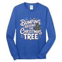 Bumping Around Christmas Tree Funny Christmas Pregnant Gift Tall Long Sleeve T-Shirt