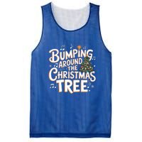 Bumping Around Christmas Tree Funny Christmas Pregnant Gift Mesh Reversible Basketball Jersey Tank