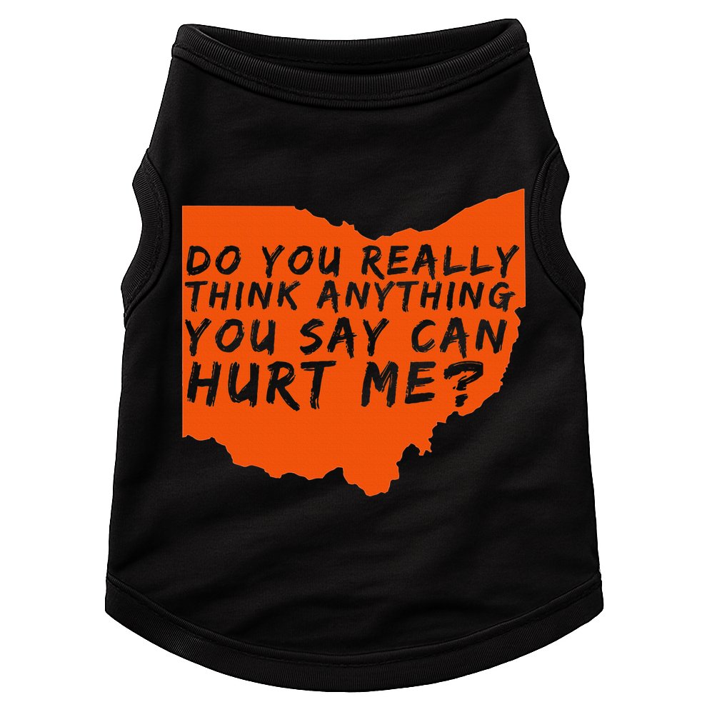 Being A Cleveland Fan Funny Sports Doggie Tank