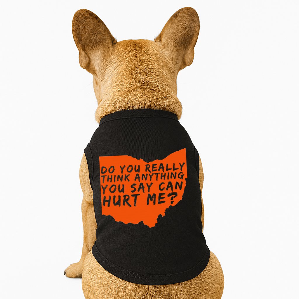 Being A Cleveland Fan Funny Sports Doggie Tank