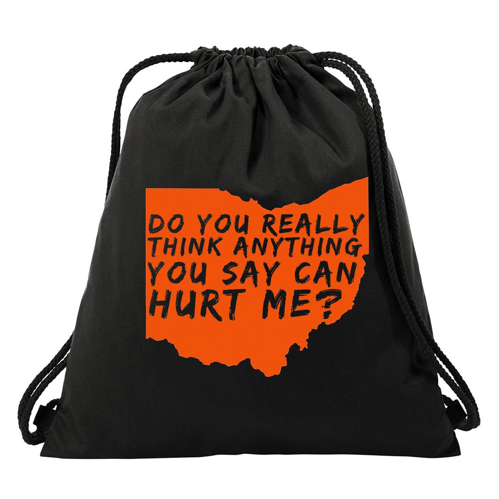 Being A Cleveland Fan Funny Sports Drawstring Bag