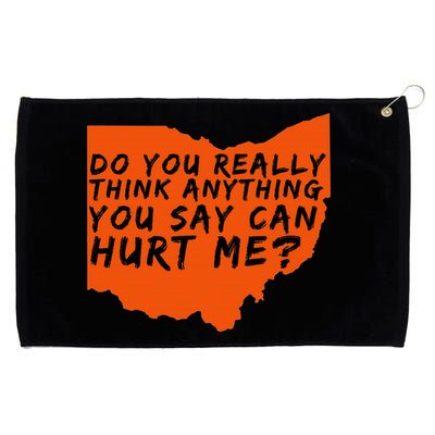 Being A Cleveland Fan Funny Sports Grommeted Golf Towel