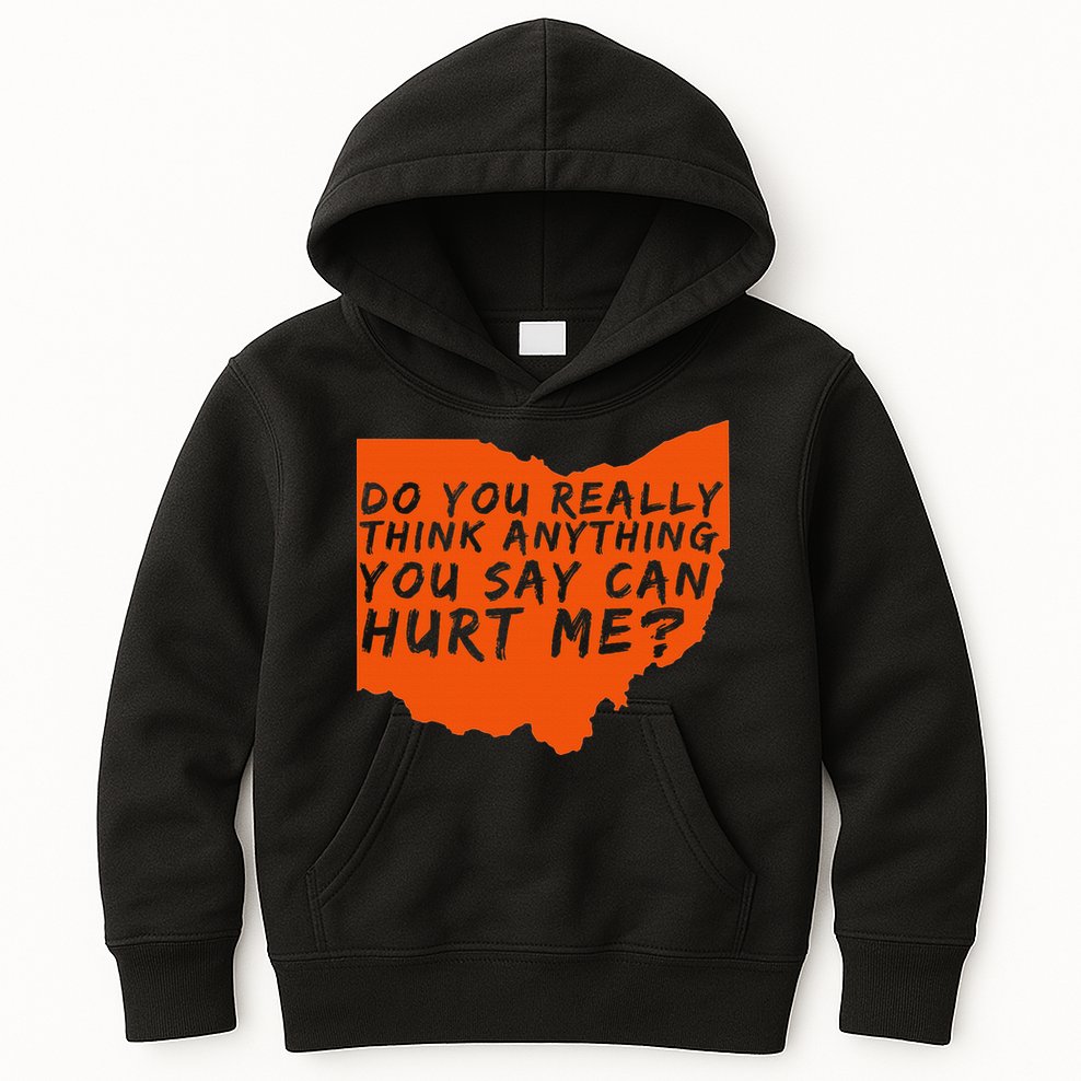 Being A Cleveland Fan Funny Sports Kids Hoodie