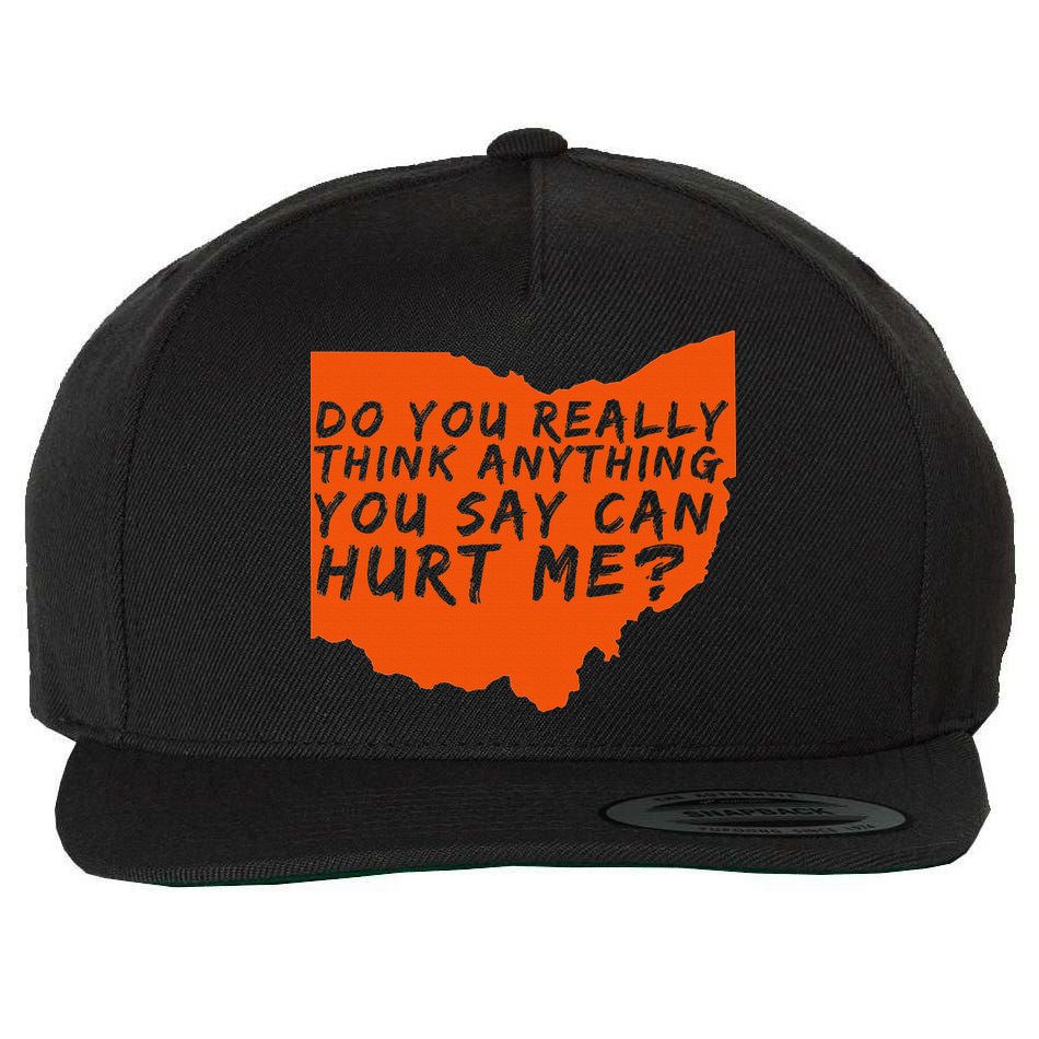 Being A Cleveland Fan Funny Sports Wool Snapback Cap