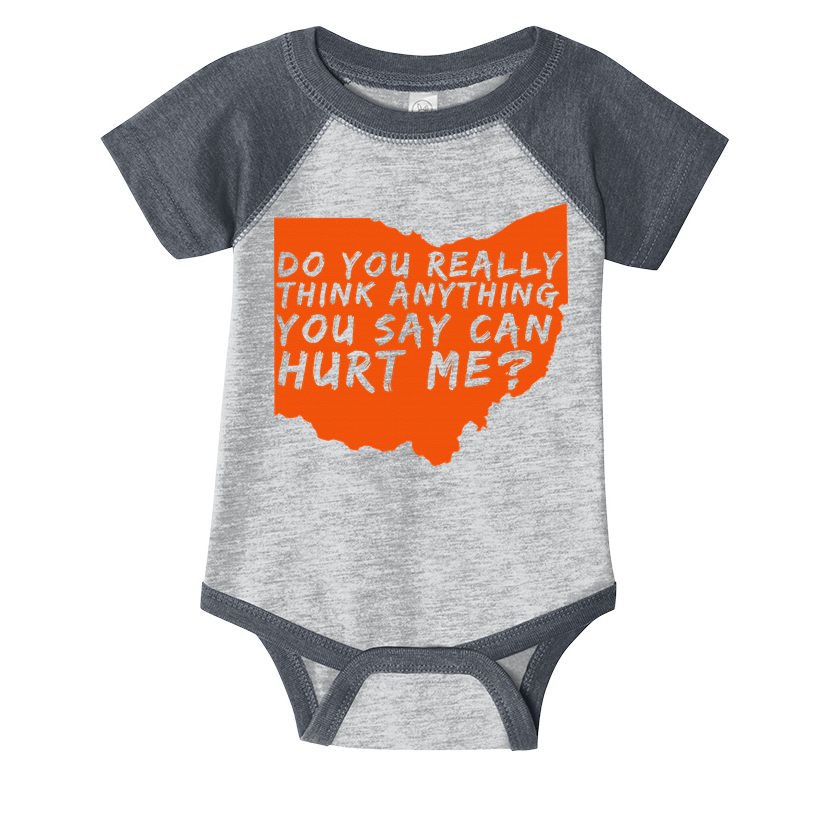 Being A Cleveland Fan Funny Sports Infant Baby Jersey Bodysuit