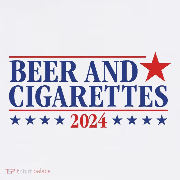 Beer And Cigarettes 2024 Tall T-Shirt