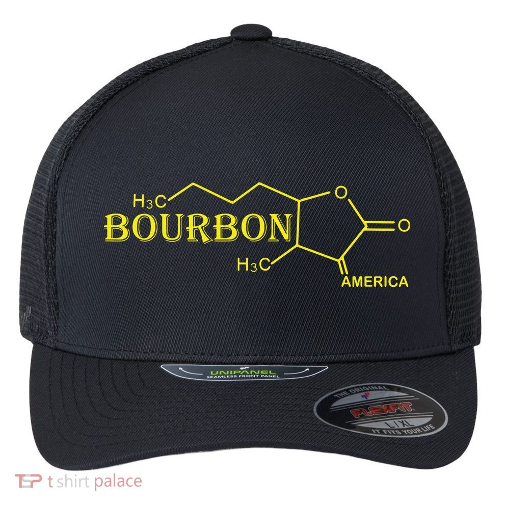 Bourbon America Chemistry Science Future Chemist For Men Mom Flexfit Unipanel Trucker Cap