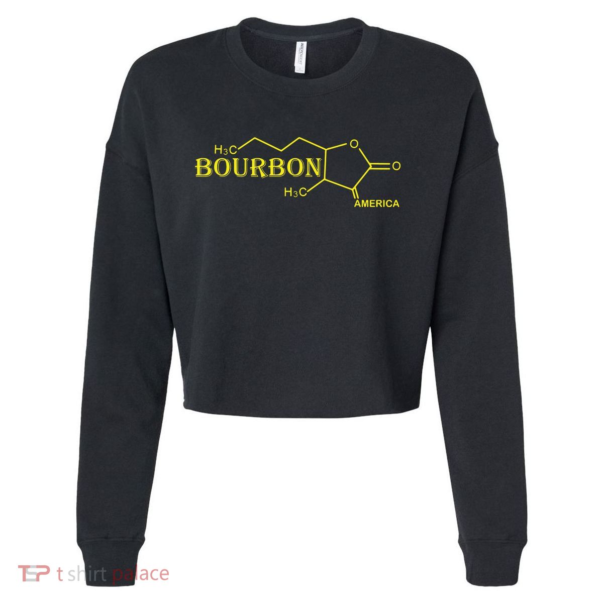 Bourbon America Chemistry Science Future Chemist For Men Mom Cropped Pullover Crew
