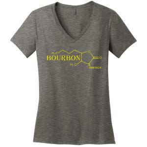 Bourbon America Chemistry Science Future Chemist For Men Mom Women's V-Neck T-Shirt