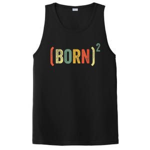 Born Again Christian Easter God Baptism Born Squared (Born)2 PosiCharge Competitor Tank