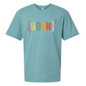 Born Again Christian Easter God Baptism Born Squared (Born)2 Sueded Cloud Jersey T-Shirt