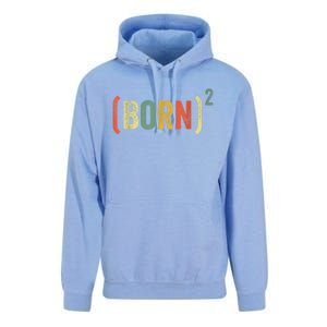 Born Again Christian Easter God Baptism Born Squared (Born)2 Unisex Surf Hoodie