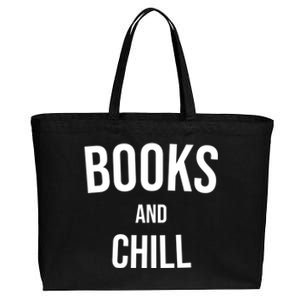 Books And Chill Book Worm Reading World Book Day Books Funny Gift Cotton Canvas Jumbo Tote