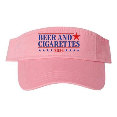 Beer And Cigarettes 2024 Valucap Bio-Washed Visor