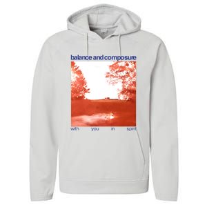 Balance And Composure With You In Spirit Performance Fleece Hoodie