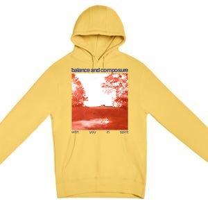 Balance And Composure With You In Spirit Premium Pullover Hoodie