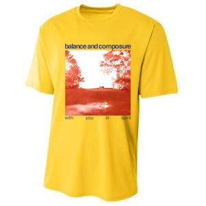 Balance And Composure With You In Spirit Performance Sprint T-Shirt