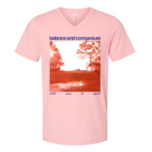 Balance And Composure With You In Spirit V-Neck T-Shirt