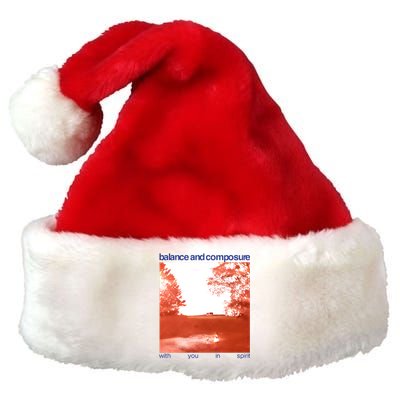 Balance And Composure With You In Spirit Premium Christmas Santa Hat