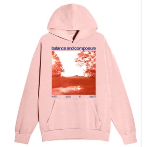 Balance And Composure With You In Spirit Urban Pullover Hoodie