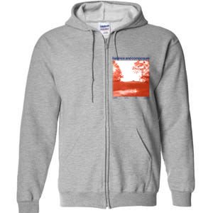 Balance And Composure With You In Spirit Full Zip Hoodie