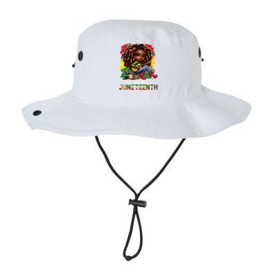 Black Afro Chibi Rockin Black History Junenth Cute Gift Legacy Cool Fit Booney Bucket Hat