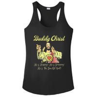 Buddy A Christ Christmas He Happy Scrappy The Son Of God Ladies PosiCharge Competitor Racerback Tank