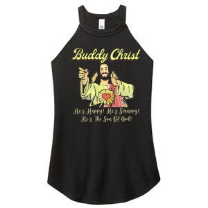 Buddy A Christ Christmas He Happy Scrappy The Son Of God Women's Perfect Tri Rocker Tank