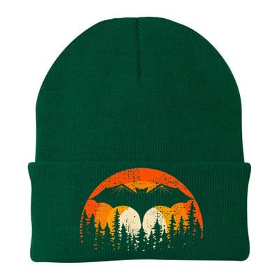 Bats Are Cool Lovely Bat Sunset School Summer Break Knit Cap Winter Beanie