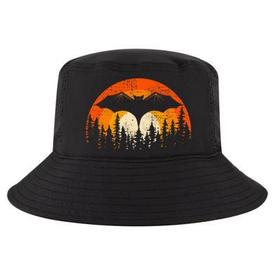 Bats Are Cool Lovely Bat Sunset School Summer Break Cool Comfort Performance Bucket Hat