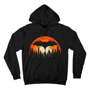 Bats Are Cool Lovely Bat Sunset School Summer Break Hoodie