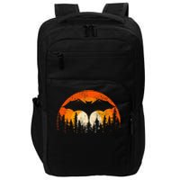 Bats Are Cool Lovely Bat Sunset School Summer Break Impact Tech Backpack