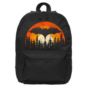 Bats Are Cool Lovely Bat Sunset School Summer Break 16 in Basic Backpack