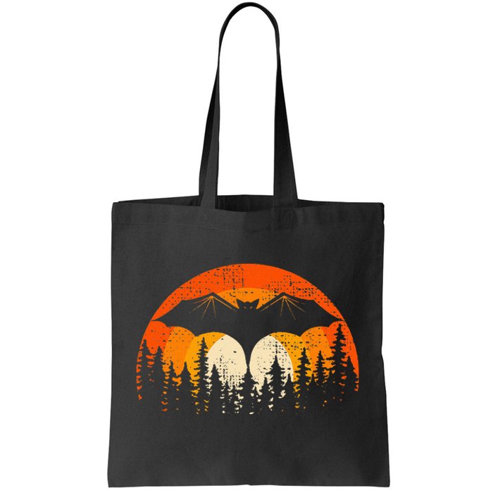 Bats Are Cool Lovely Bat Sunset School Summer Break Tote Bag