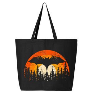 Bats Are Cool Lovely Bat Sunset School Summer Break 25L Jumbo Tote