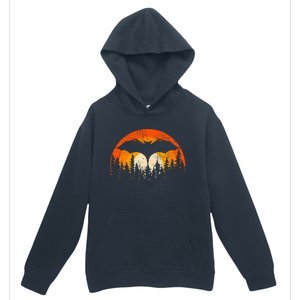 Bats Are Cool Lovely Bat Sunset School Summer Break Urban Pullover Hoodie