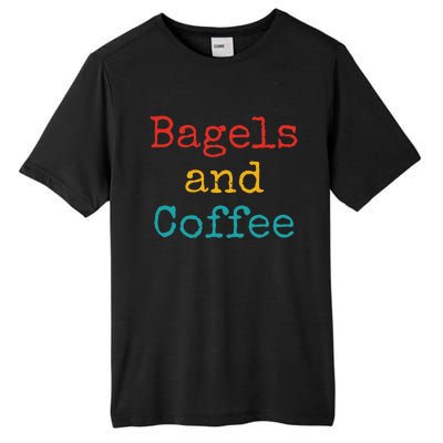 Bagels And Coffee Funny Tall Fusion ChromaSoft Performance T-Shirt