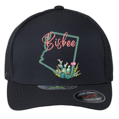 Bisbee Arizona Cacti State Souvenir Flexfit Unipanel Trucker Cap