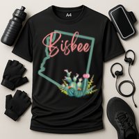 Bisbee Arizona Cacti State Souvenir Cooling Performance Crew T-Shirt