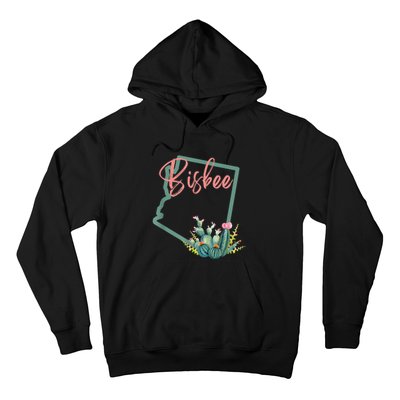 Bisbee Arizona Cacti State Souvenir Hoodie