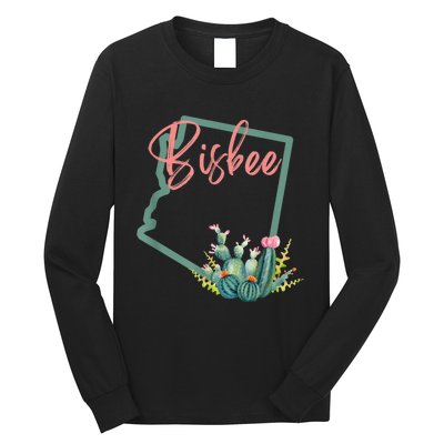 Bisbee Arizona Cacti State Souvenir Long Sleeve Shirt