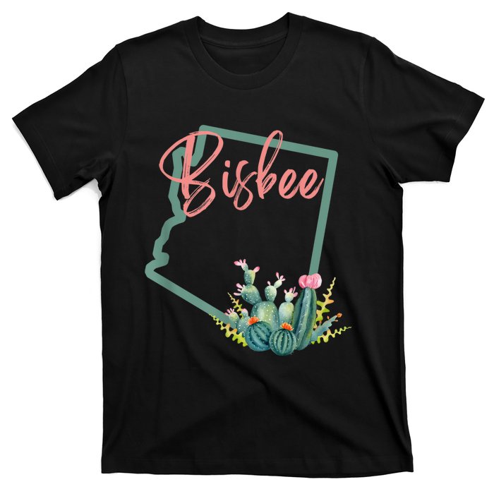 Bisbee Arizona Cacti State Souvenir T-Shirt