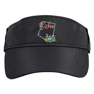 Bisbee Arizona Cacti State Souvenir Adult Drive Performance Visor
