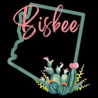 Bisbee Arizona Cacti State Souvenir Flat Bill Trucker Hat