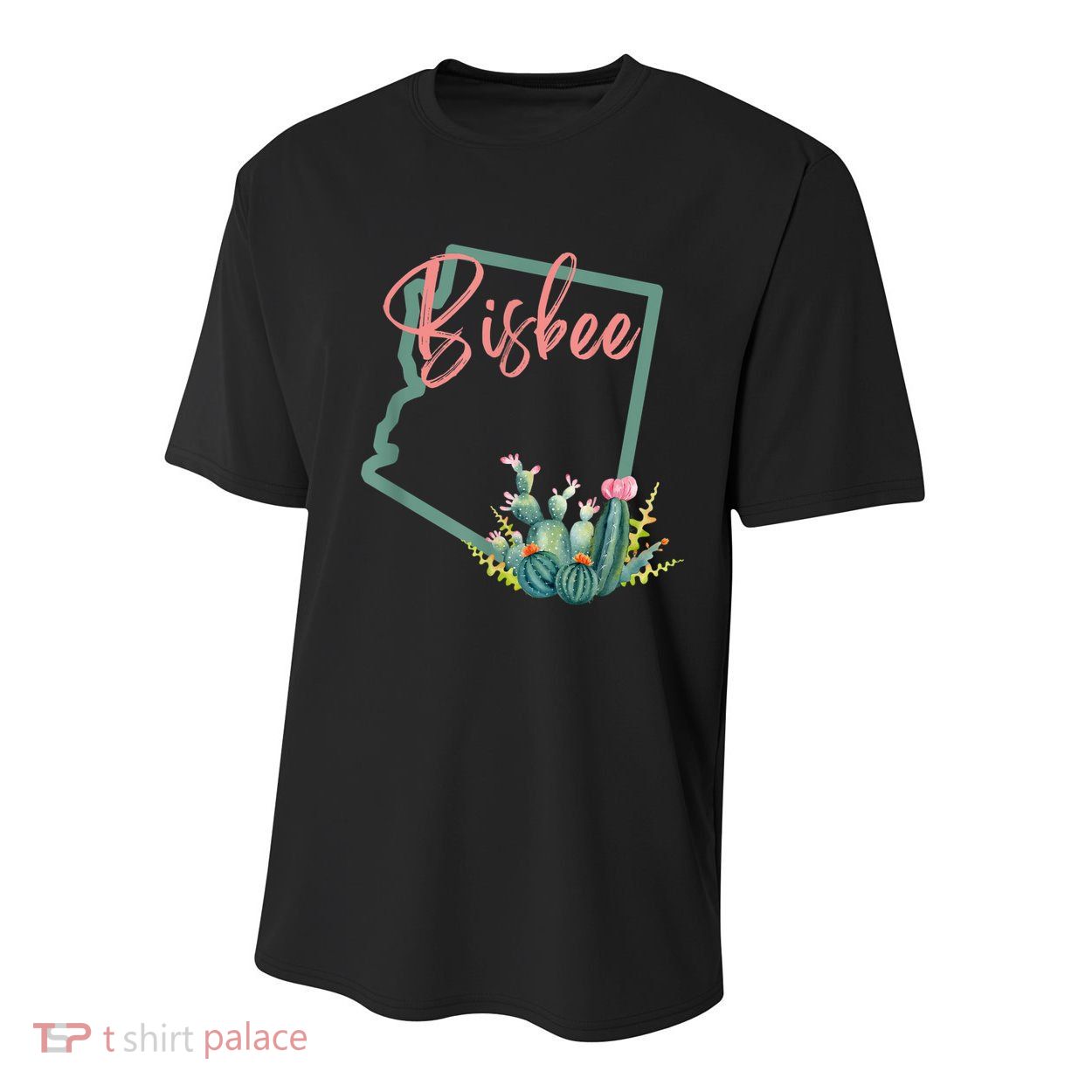 Bisbee Arizona Cacti State Souvenir Youth Performance Sprint T-Shirt